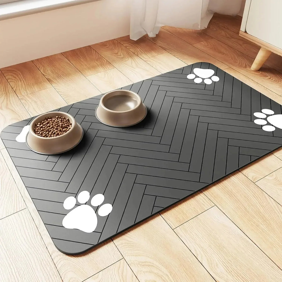 Waterproof Pet Feeding Mat – Quick-Dry Non-Slip Placemat