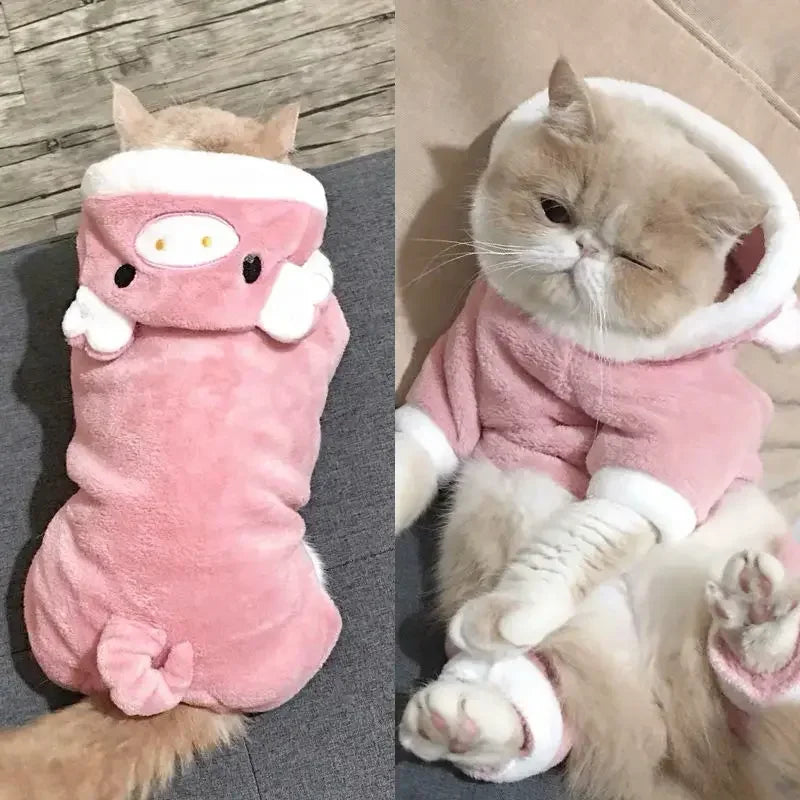 Coral Fleece Pet Costume – Lion & Animal Cosplay Coat
