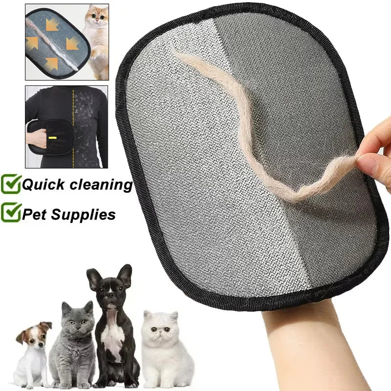 Pet Hair Remover Gloves – Washable De-Shedding Mitts