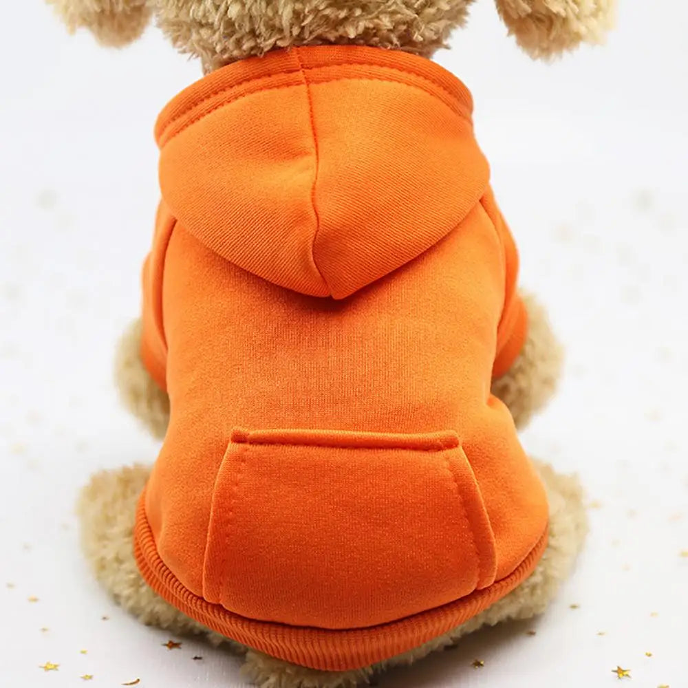 Cozy Winter Dog Hoodie – Fleece-Lined Sweatshirt Jacket