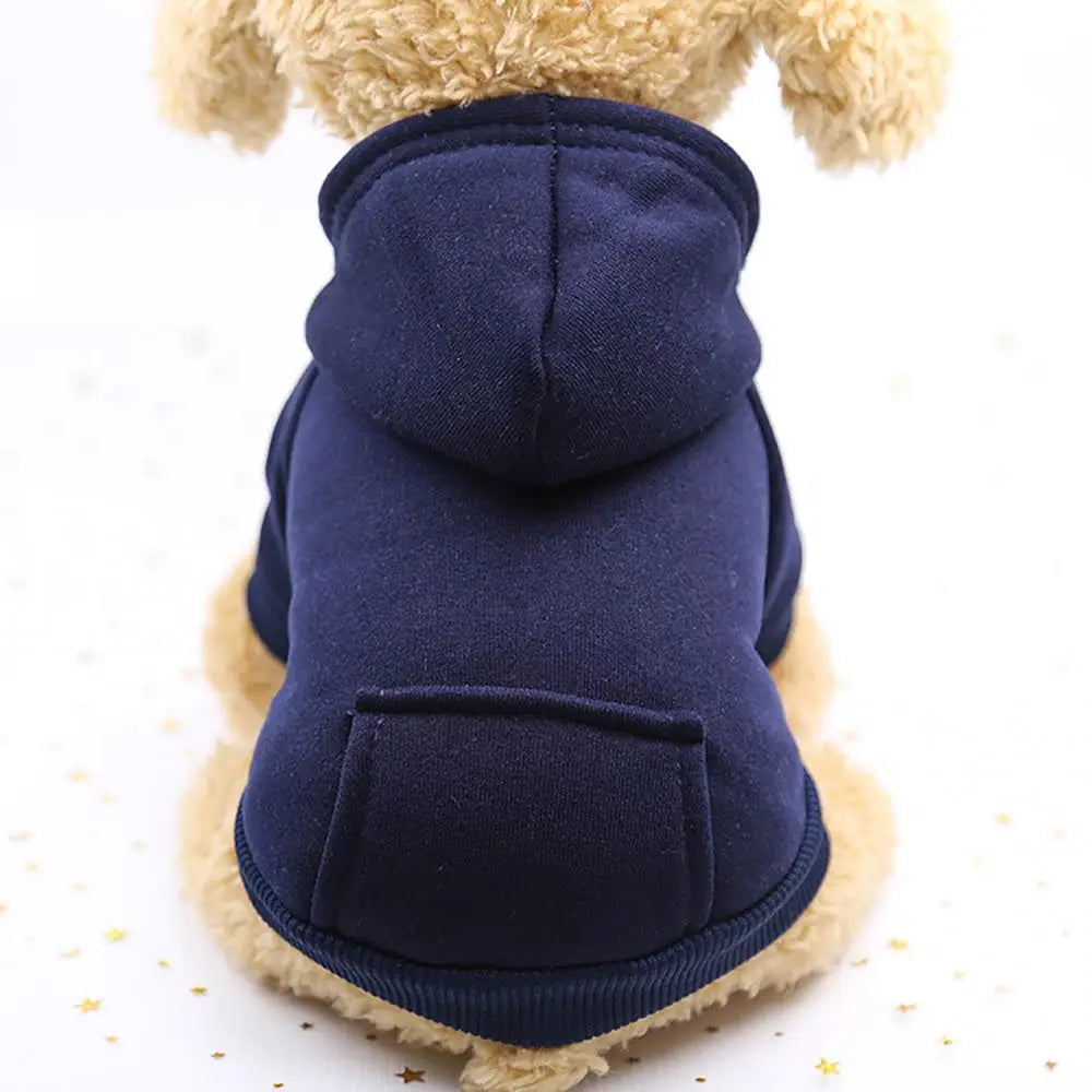 Cozy Winter Dog Hoodie – Fleece-Lined Sweatshirt Jacket