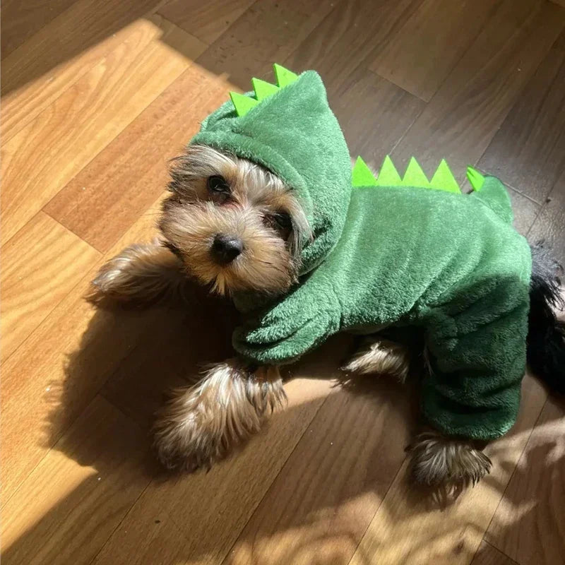 Coral Fleece Pet Costume – Lion & Animal Cosplay Coat