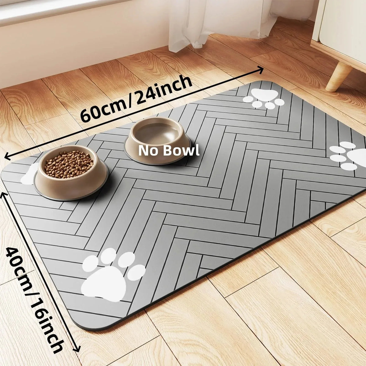Waterproof Pet Feeding Mat – Quick-Dry Non-Slip Placemat