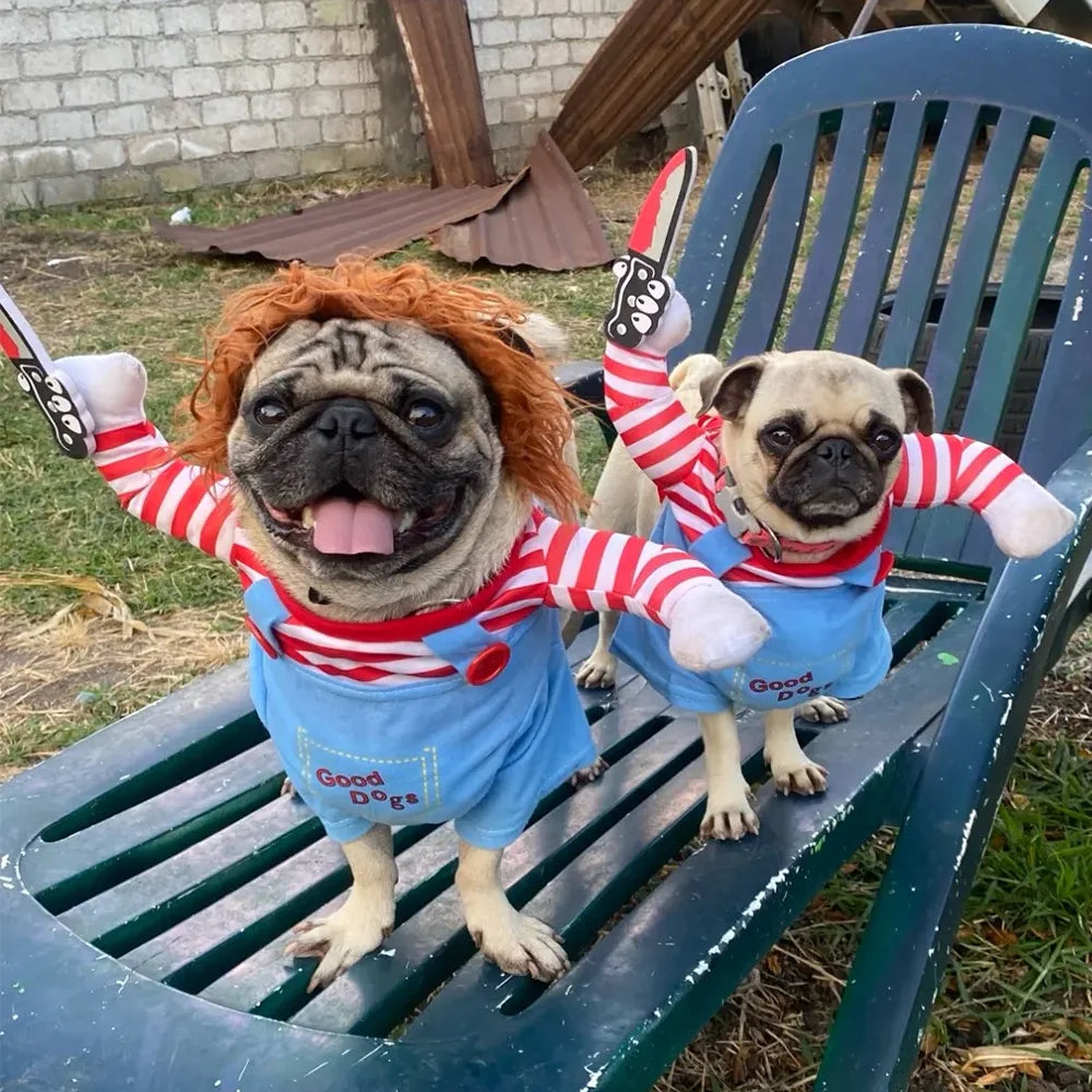 Funny Halloween Dog Costume – Cosplay Party Outfit