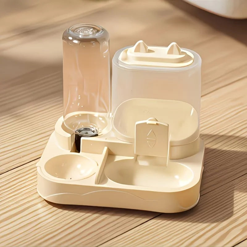 2-in-1 Pet Feeder & Water Dispenser – Travel Bowl Set