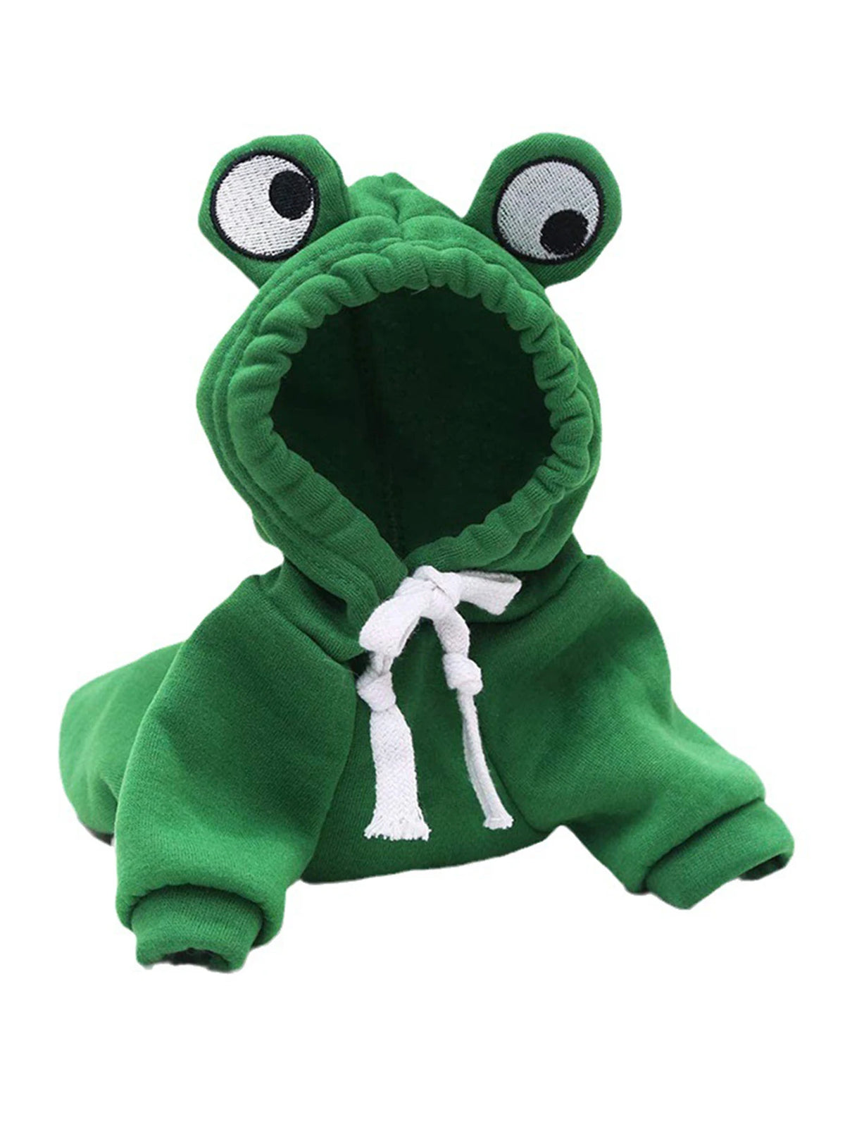 Froggy Dog Sweater – Cute Knit Hoodie for Small Dogs