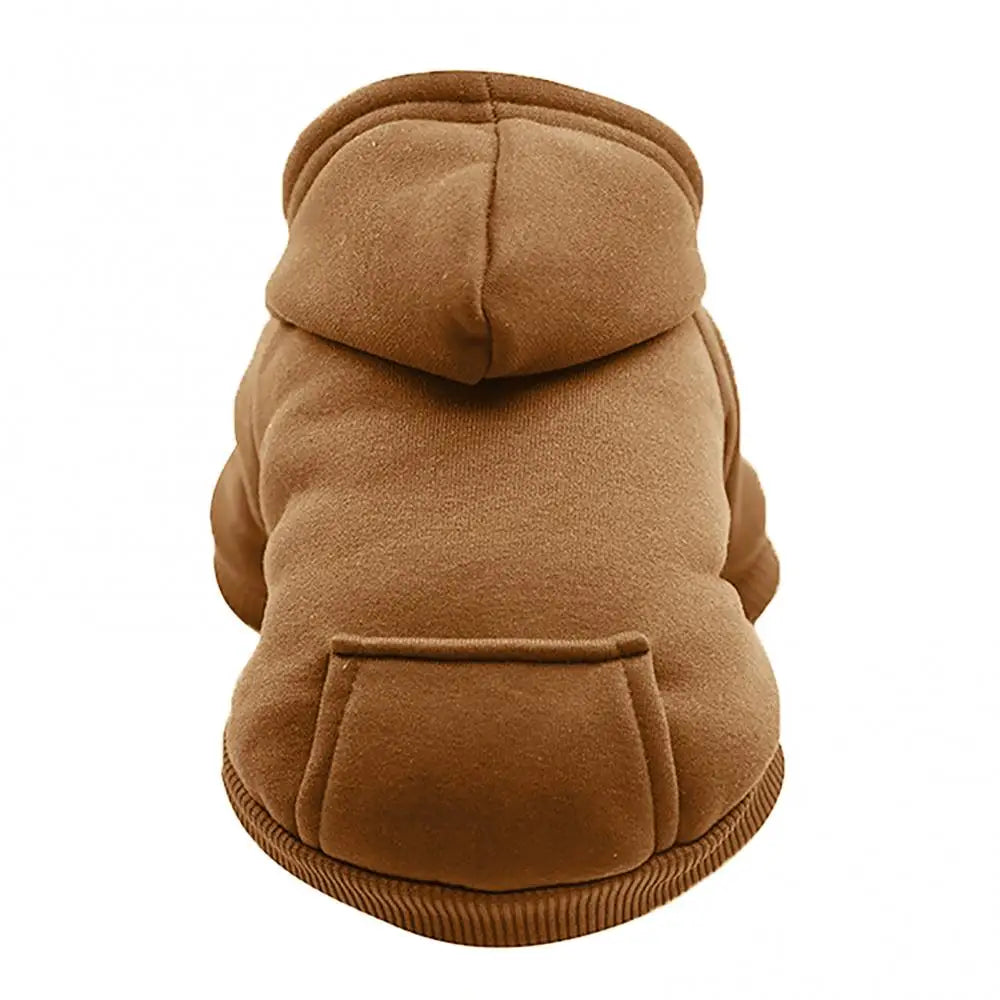 Cozy Winter Dog Hoodie – Fleece-Lined Sweatshirt Jacket