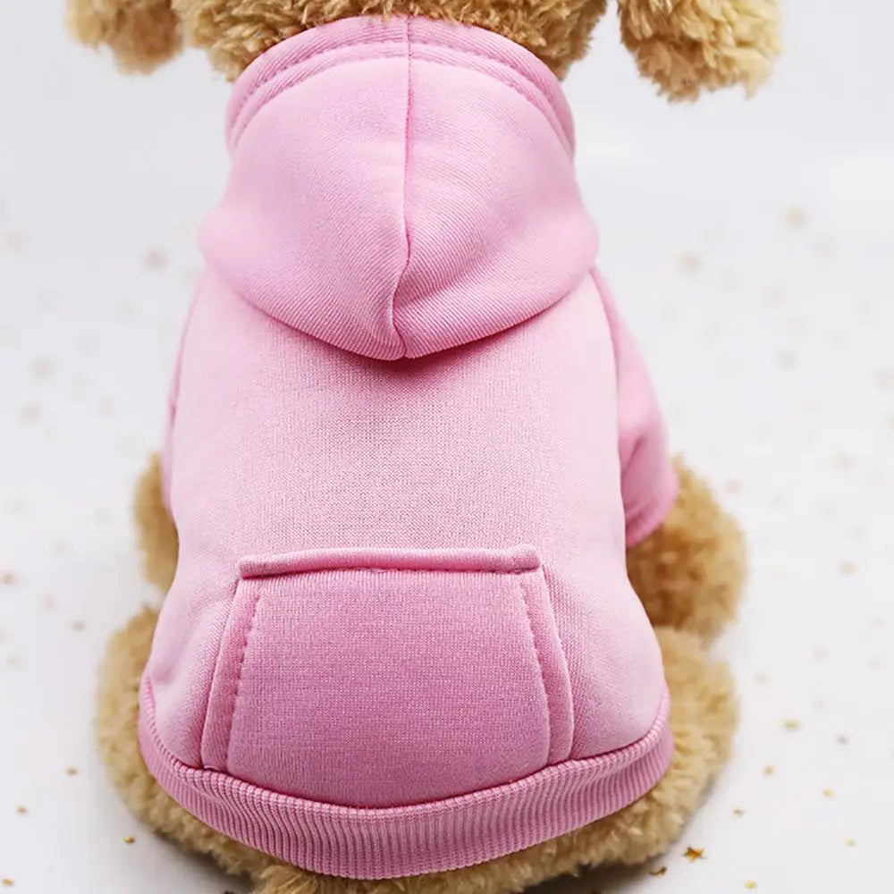Cozy Winter Dog Hoodie – Fleece-Lined Sweatshirt Jacket