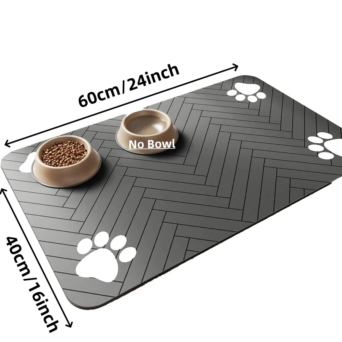 Waterproof Pet Feeding Mat – Quick-Dry Non-Slip Placemat