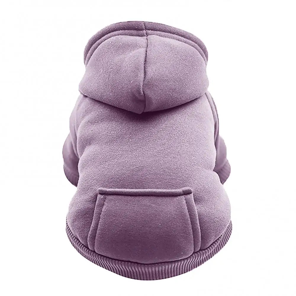Cozy Winter Dog Hoodie – Fleece-Lined Sweatshirt Jacket