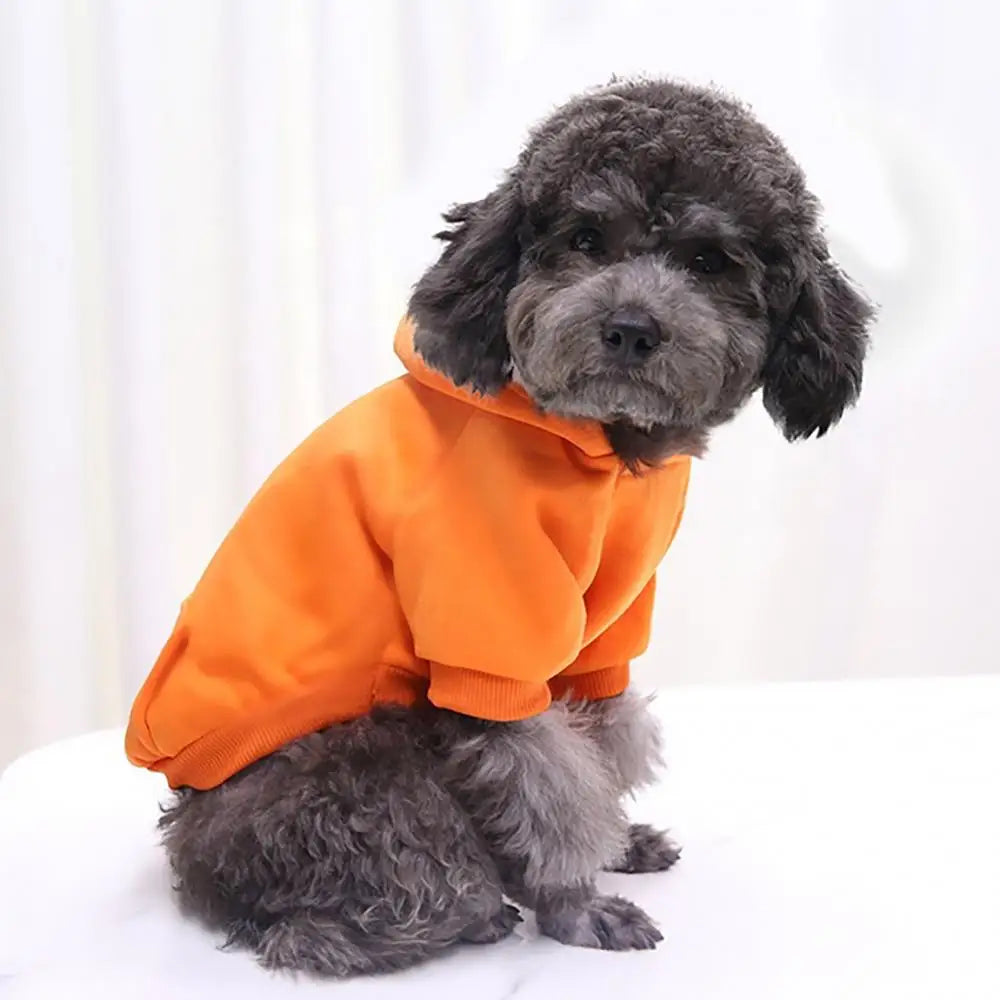 Cozy Winter Dog Hoodie – Fleece-Lined Sweatshirt Jacket