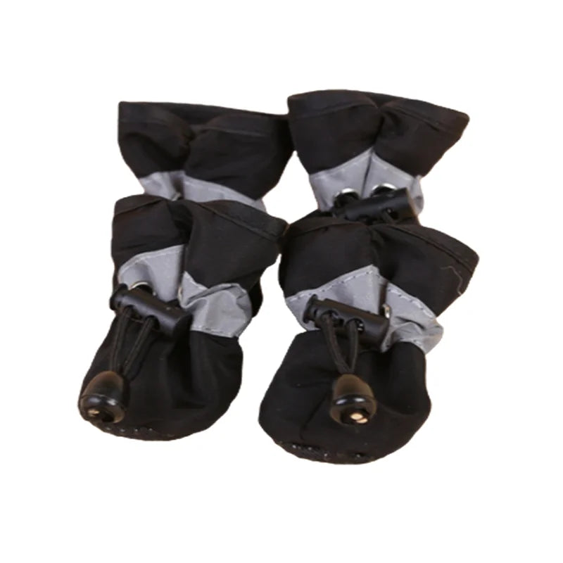 Waterproof Dog Boots (4-Pack) – Anti-Slip Winter Booties