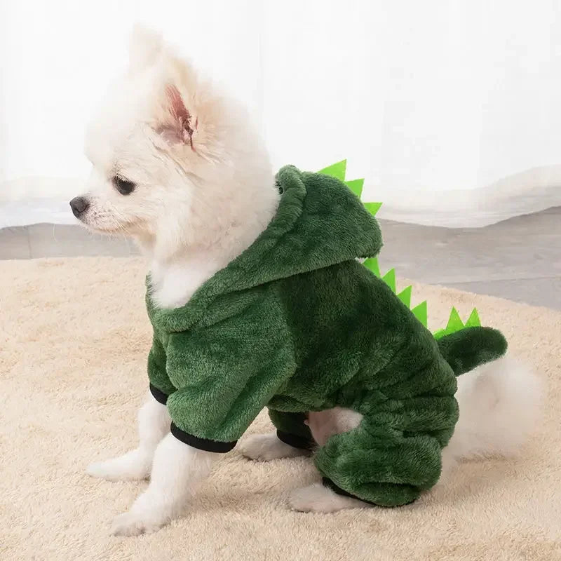 Coral Fleece Pet Costume – Lion & Animal Cosplay Coat