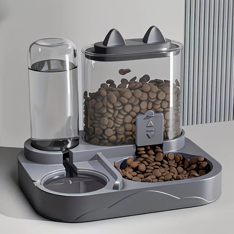 2-in-1 Pet Feeder & Water Dispenser – Travel Bowl Set