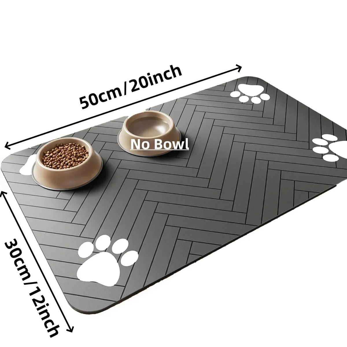 Waterproof Pet Feeding Mat – Quick-Dry Non-Slip Placemat