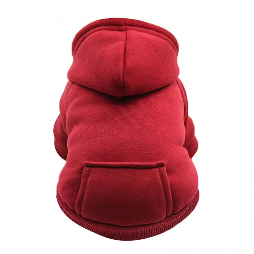 Cozy Winter Dog Hoodie – Fleece-Lined Sweatshirt Jacket