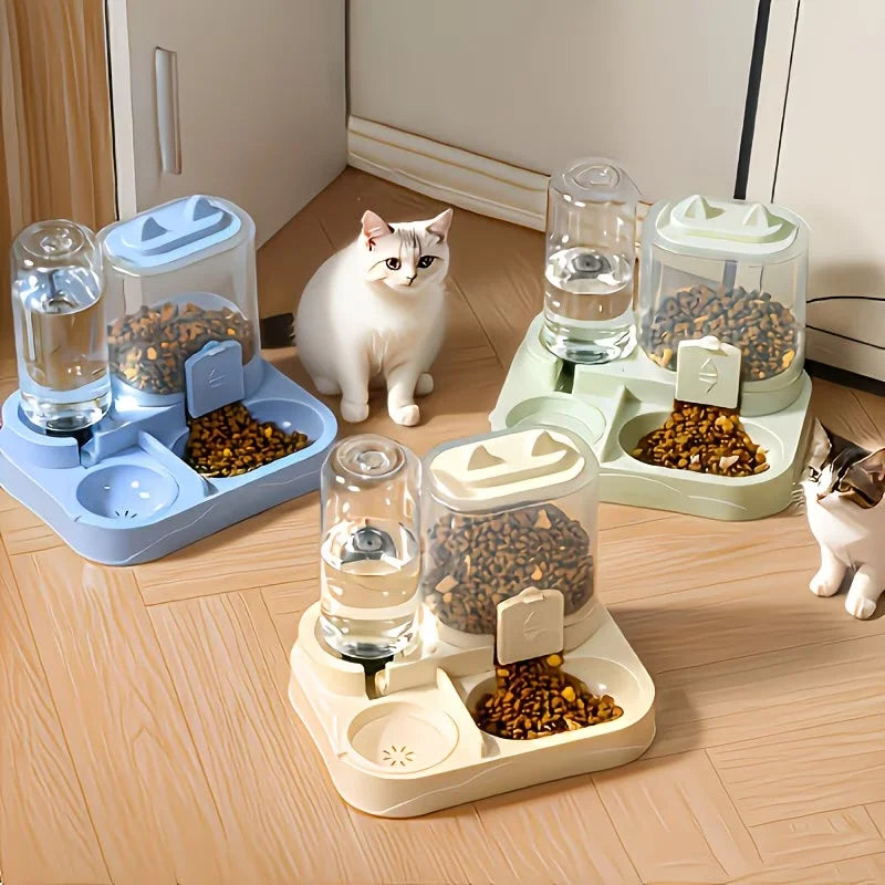 2-in-1 Pet Feeder & Water Dispenser – Travel Bowl Set