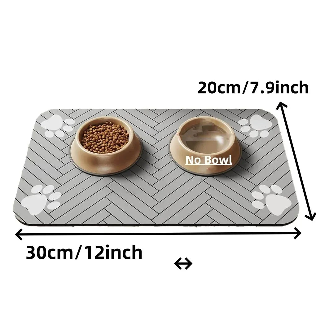 Waterproof Pet Feeding Mat – Quick-Dry Non-Slip Placemat