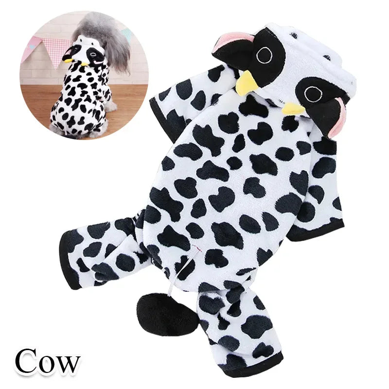 Coral Fleece Pet Costume – Lion & Animal Cosplay Coat