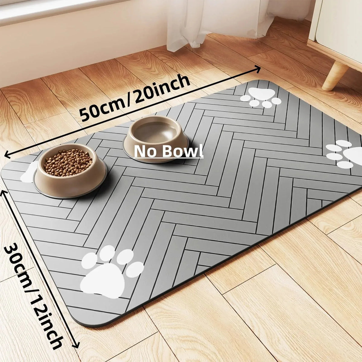 Waterproof Pet Feeding Mat – Quick-Dry Non-Slip Placemat