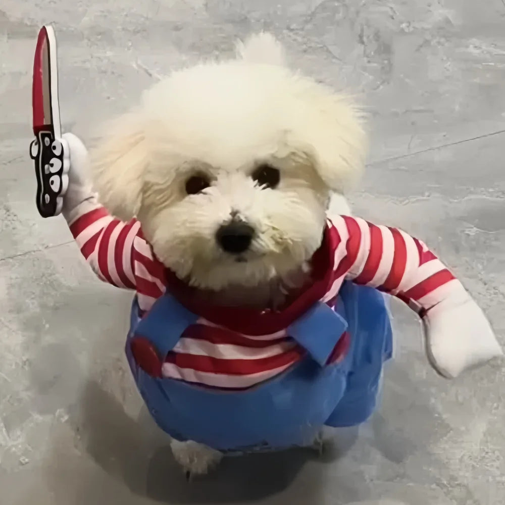 Funny Halloween Dog Costume – Cosplay Party Outfit