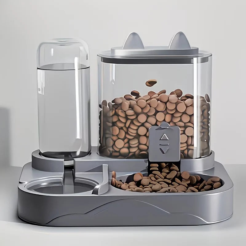 2-in-1 Pet Feeder & Water Dispenser – Travel Bowl Set