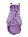 Froggy Dog Sweater – Cute Knit Hoodie for Small Dogs