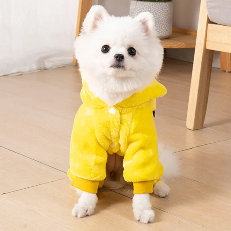 Coral Fleece Pet Costume – Lion & Animal Cosplay Coat