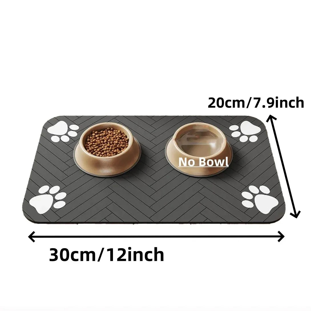 Waterproof Pet Feeding Mat – Quick-Dry Non-Slip Placemat