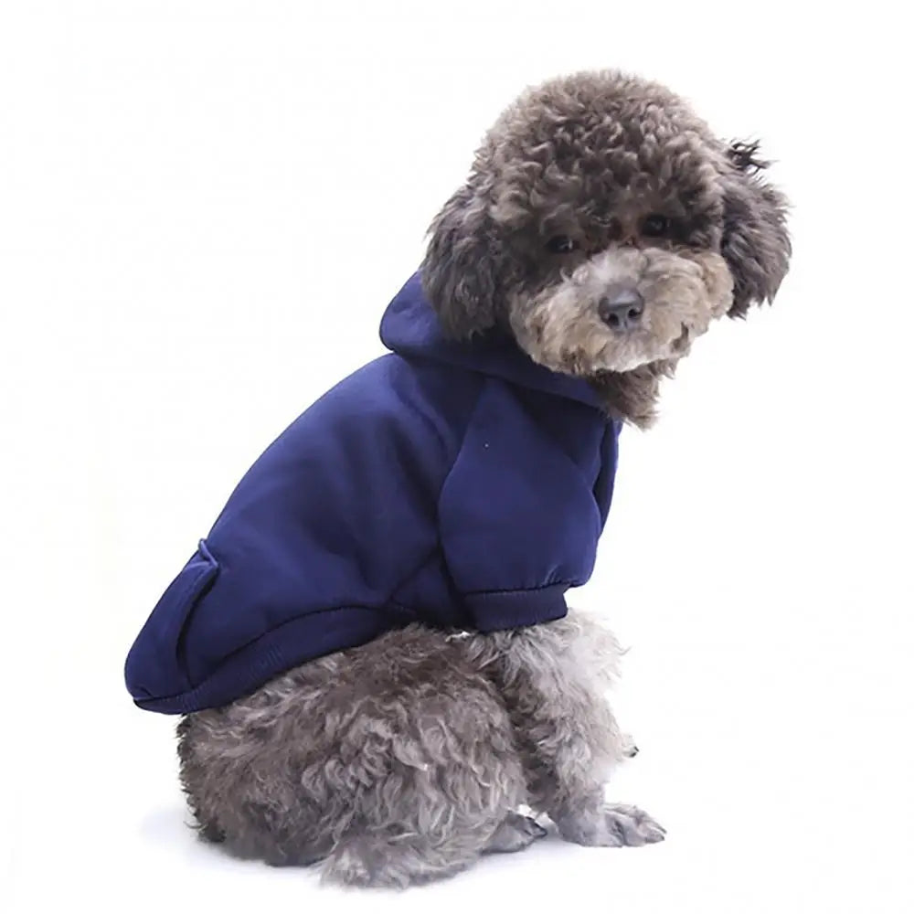 Cozy Winter Dog Hoodie – Fleece-Lined Sweatshirt Jacket