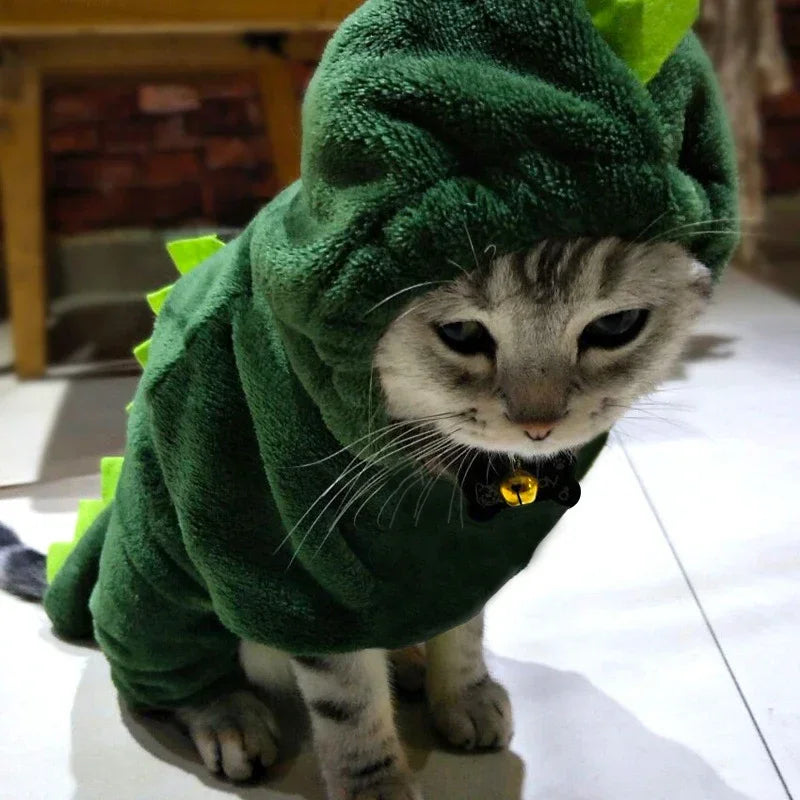 Coral Fleece Pet Costume – Lion & Animal Cosplay Coat