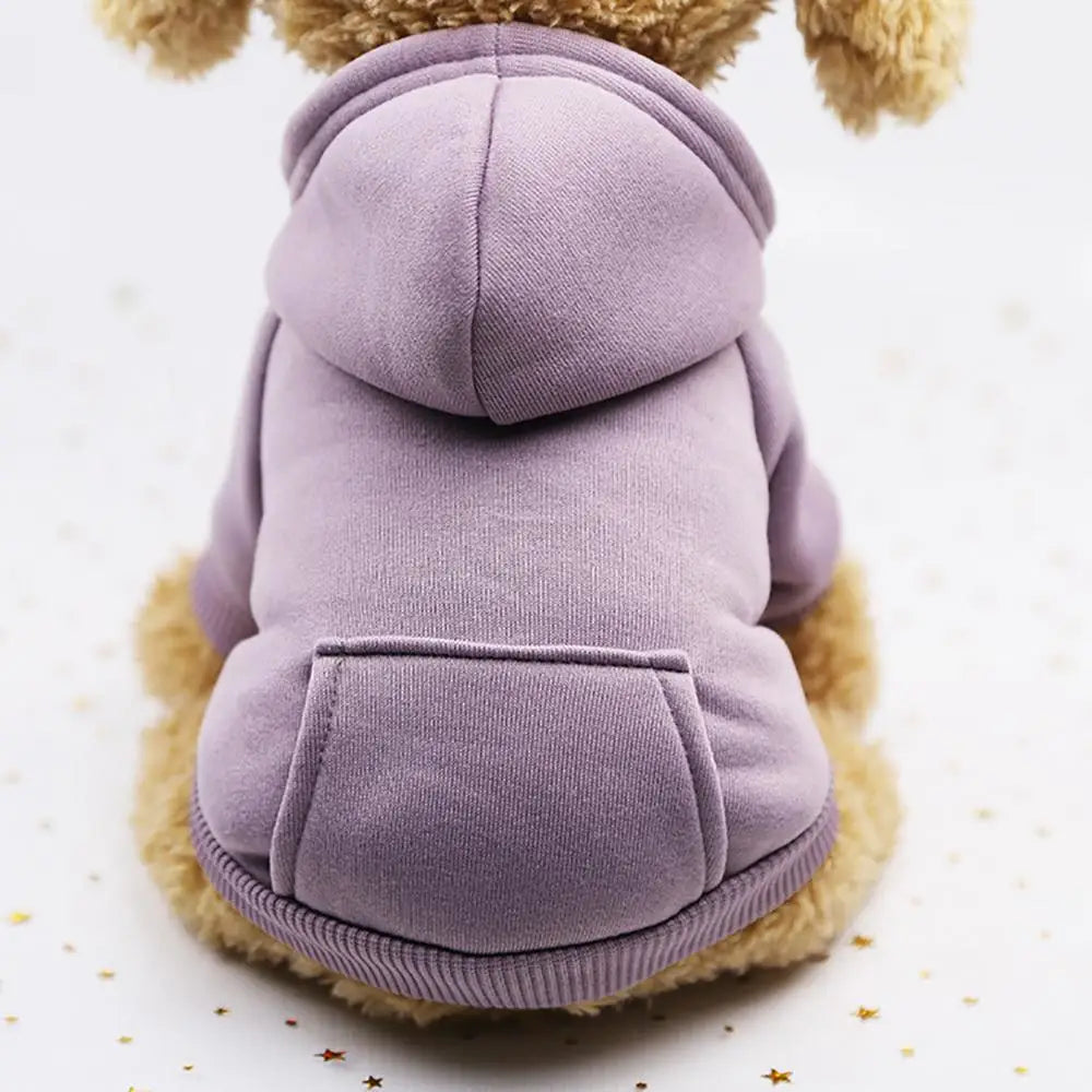 Cozy Winter Dog Hoodie – Fleece-Lined Sweatshirt Jacket