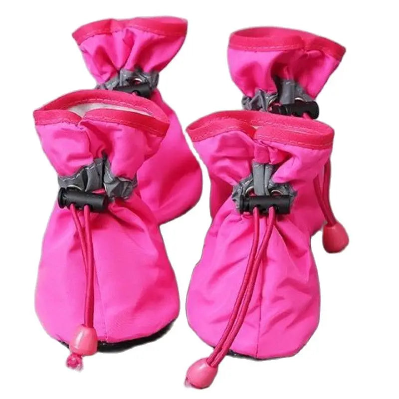 Waterproof Dog Boots (4-Pack) – Anti-Slip Winter Booties